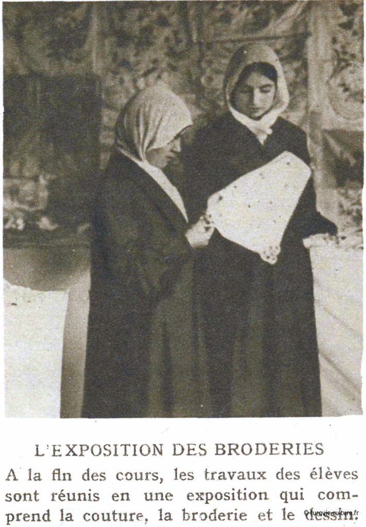 Le miroir, 1919, femmes turques, broderies