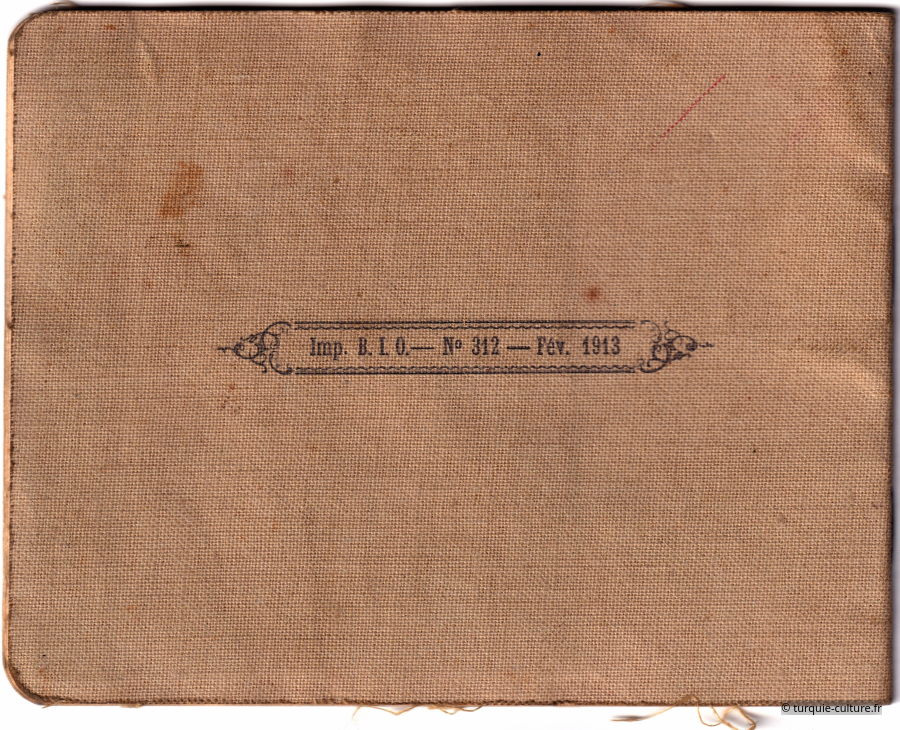 carnet de famille de la Banque impériale ottomane