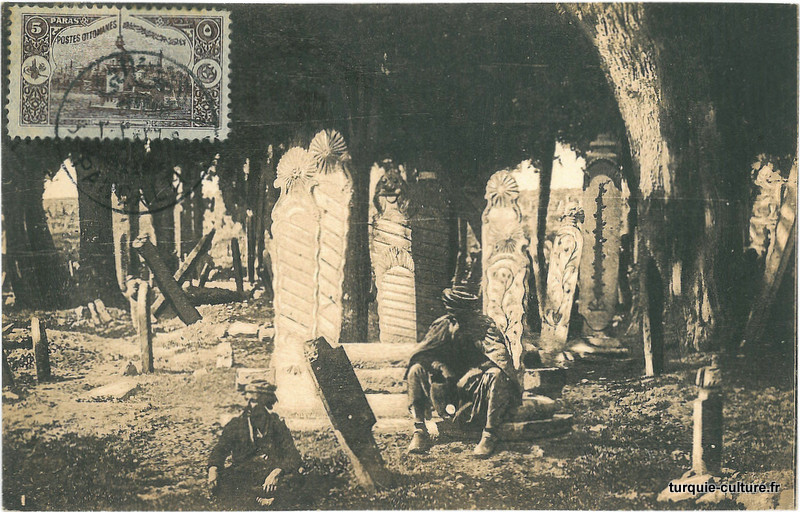 Cimetière d'Eyüp vers 1920