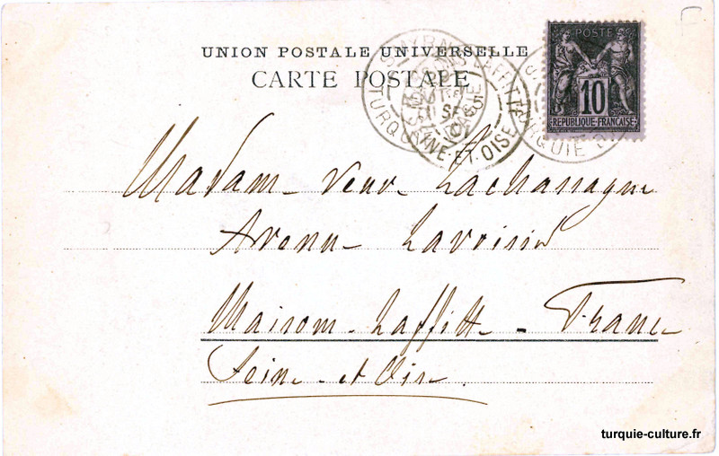 Izmir, chameaux, 1901