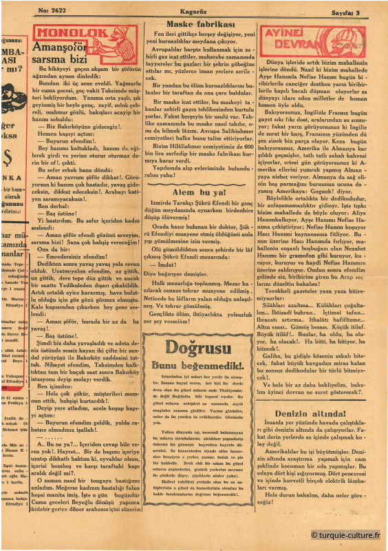 Karagöz, 23 avril 1933