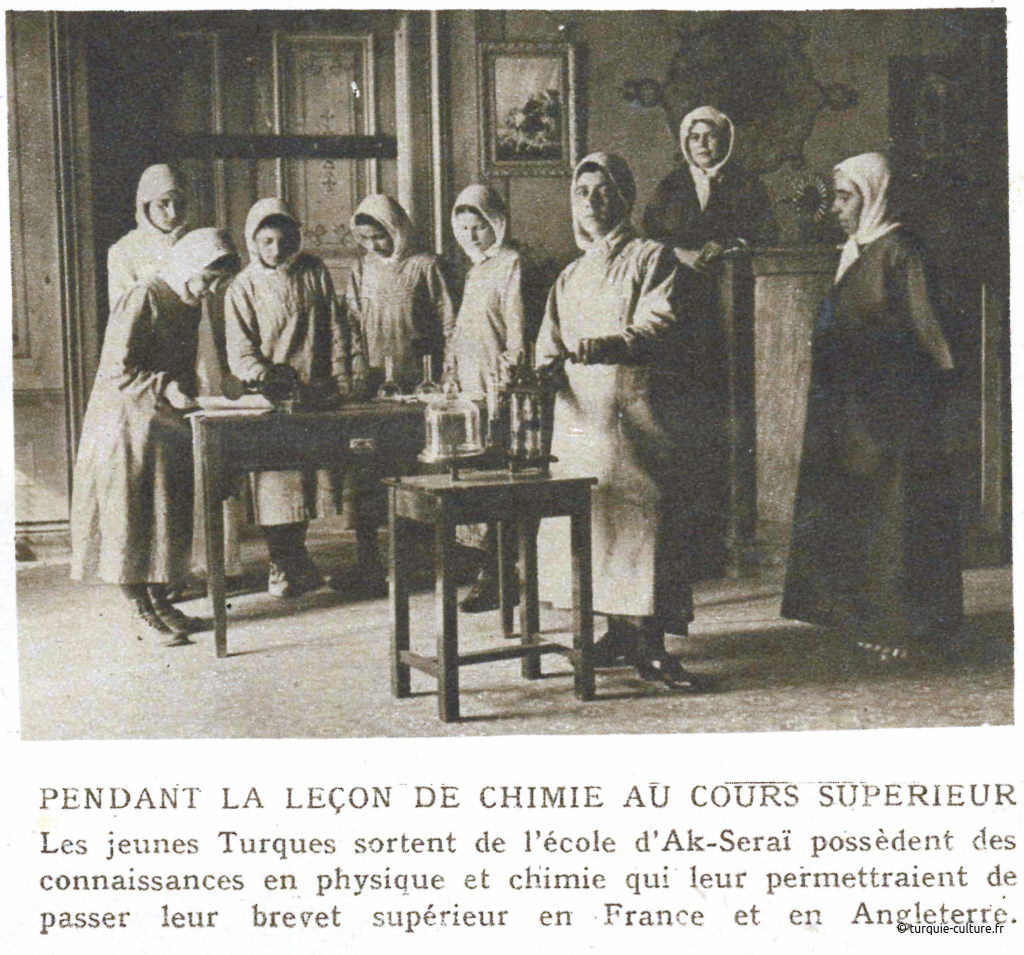 Le miroir, 1919, femmes turques, chimie