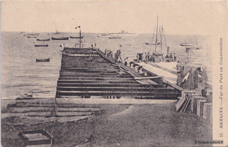 Mersin, port, construction