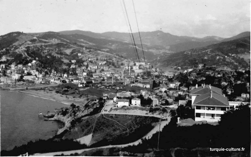 Zonguldak depuis les hauteurs, années 1950